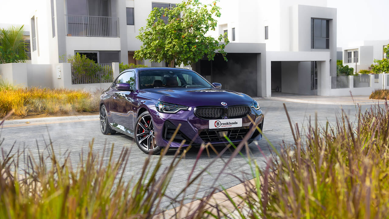 BMW 230i Coupe Violet
