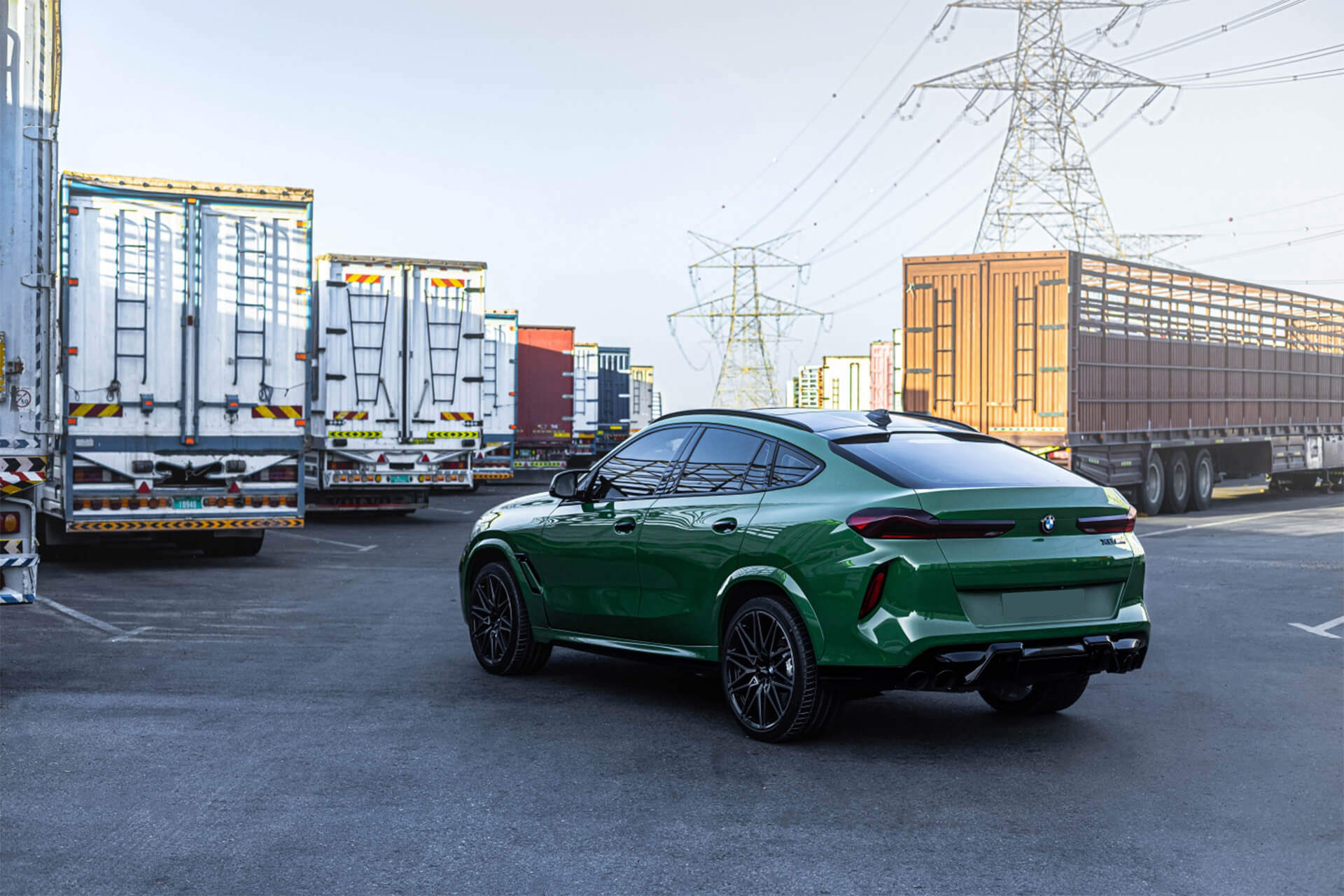 BMW X6M Green